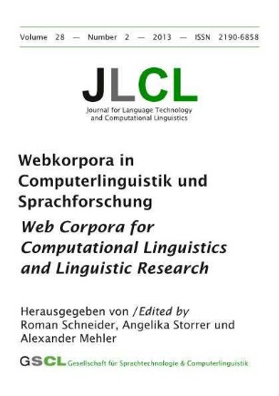 Webkorpora in Computerlinguistik und Sprachforschung