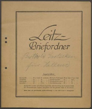 Schriftproben und Bestellungen des Schrifttyps "Berthold-Grotesk" für Holland