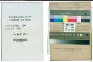 Entnazifizierung Max Neuhoff , geb. 25.03.1906 (Schweisser)
