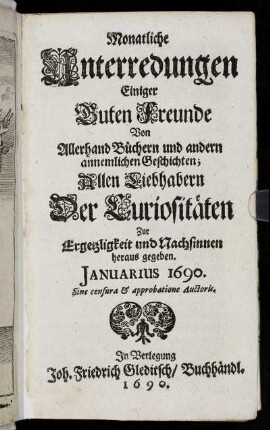JANUARIUS 1690.