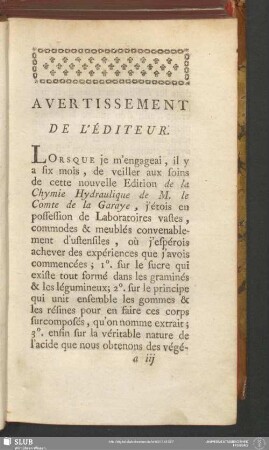 Avertissement De L'Éditeur