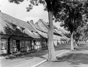 Harz, Sankt Andreasberg : Sankt Andreasberg. Straße mit Wohnhäusern