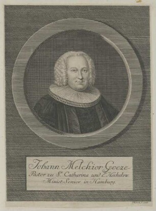 Bildnis des Johann Melchior Goeze