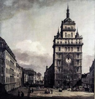Die alte Kreuzkirche zu Dresden