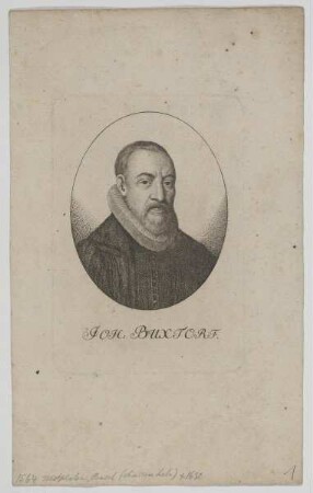 Bildnis des Johann Buxtorf