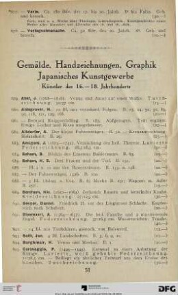 Gemälde, Handzeichnungen, Graphik, japanisches Kunstgewerbe (Nr. 679-815)