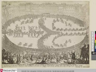 [Theatervorstellung; Vue d'ensemble de la même fête]
