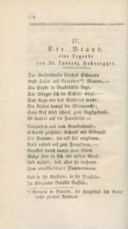 176-180 Der Brand : eine Legende