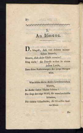 X. An Ismene