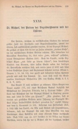 539-550 St. Michael, der Patron der Begräbnißbauten und der Thürme