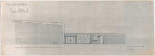 Grund, Peter; Bad Vilbel; Ernst Reuter Schule - Turnhalle und Hausmeisterwohnung (Ansicht Straße)