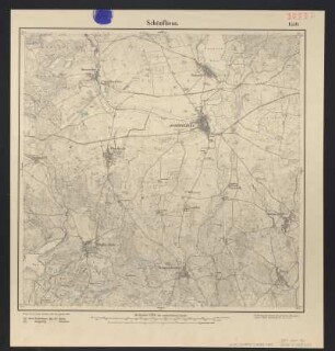 Messtischblatt [3053] = 1559 : Schönfliess, 1893 : Messtischblatt [3053] = 1559 : Schönfliess. - Aufn. 1891, hrsg. 1893. - [Berlin] : Reichsamt für Landesaufnahme, 1893. - 1 Kt. : zweifarb.