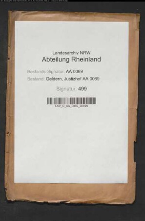 Baron von Nerischen und Macken, Herr zu Venray und Helden, gegen Regierer daselbst wegen Verkaufs von 1000 Morgen Gemeindeland