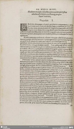Medium motum cuiuslibet planetarum per ipsius tabulas ad tempus quodcunque propositum inuenire.