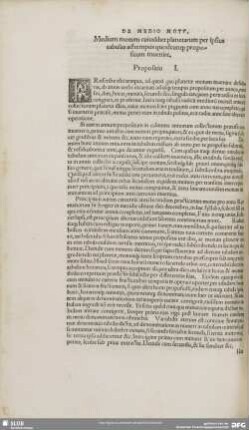 Medium motum cuiuslibet planetarum per ipsius tabulas ad tempus quodcunque propositum inuenire.