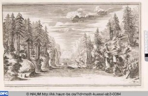 Il pomo d'oro, 12. Bild: Flußtal