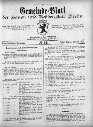 1900,41: No. 41, 14. Oktober 1900