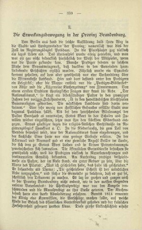 Die Erweckungsbewegung in der Provinz Brandenburg