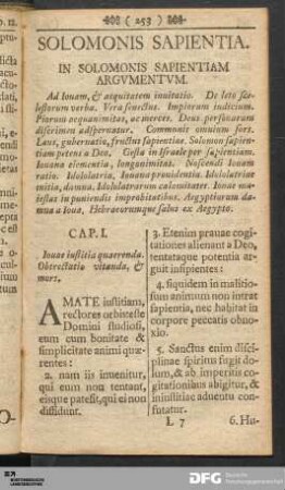 Solomonis Sapientia