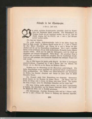 Kämpfe in der Champagne