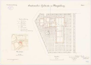 Staatsarchiv, Magdeburg: Übersichtsplan 1:2000; Lageplan 1:200
