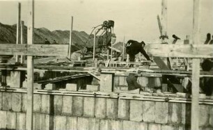 Betonschalplatten-Bauweise Mainzer Landstraße, 1947-1948