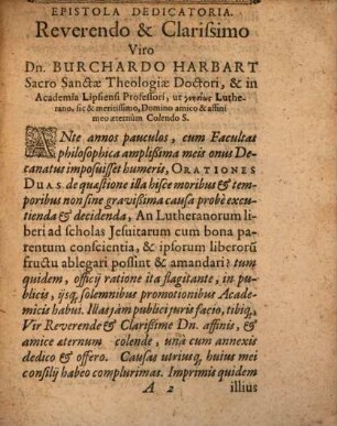 M. Thomae Sagittarii ... Orationes duae de quaestione illa politica: an Lutheranorum liberi ad scholas Jesuitarum cum bona parentum conscientia, et ipsorum liberorum fructu ablegari possint et amandari : Accessit ... Dn. Georgii Mylii ... eiusdem argumenti epistola Germanica: Daß die evangelischen Christen in Lyfland etc., ihre Kinder in der Jesuiter Schulen, Collegia und Seminaria, zu schicken, bey höchster ihrer selbsten unnd ihrer Kinder Wollfart und Seligkeit Abschew und Gewissen haben sollen