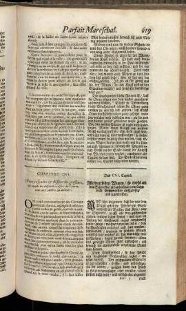 Chapitre CVI. = Das CVI Capitel. - Chapitre CXIII. = Das CXIII. Capitel.