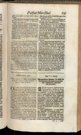 Chapitre CVI. = Das CVI Capitel. - Chapitre CXIII. = Das CXIII. Capitel.