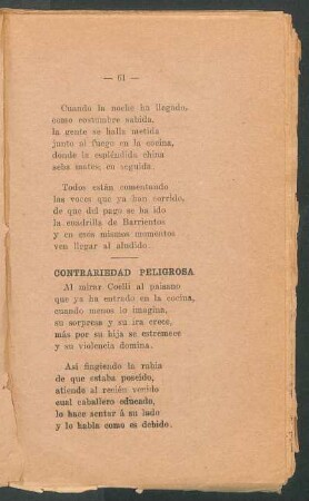 Contrariedad peligrosa