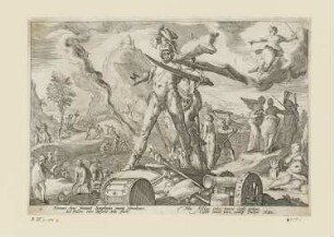 Eisernes Zeitalter, Blatt 6 der Folge "Ovids Metamorphosen Buch I"