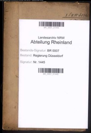 Überfüllung des Arresthauses zu Düsseldorf
