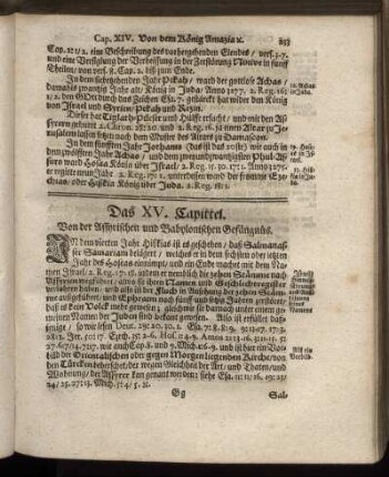 Das XV. Capittel. Von der Assyrischen und Babylonischen Gefängnüs.
