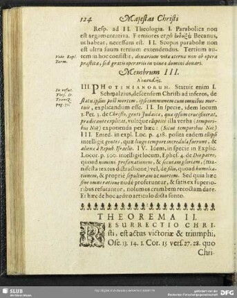 Theorema II.