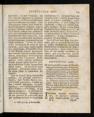 209-250, Institutio XXXI. - XXXIV.