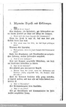 I. Allgemeine Begriffe und Erklärungen