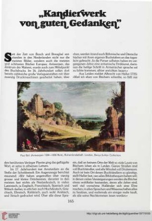 „Kandierwerk von guten Gedanken“