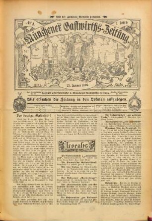 Münchener Gastwirths-Zeitung : unparteiisches Organ für die Interessen des Gastgewerbes. 7.1896