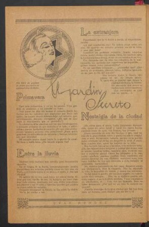 El jardín secreto : Del libro de poemas en prosa que acaba de aparecer con este título