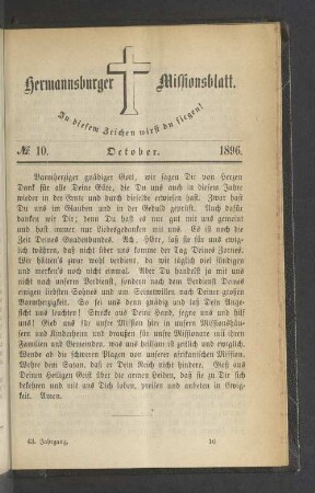 N° 10. October. 1896