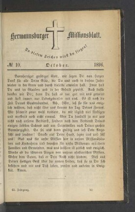 N° 10. October. 1896