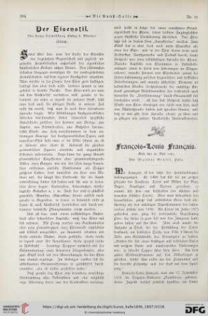 2: Der Eisenstil, [2] (Schluss)