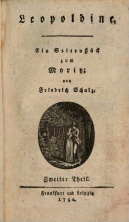 Leopoldine : Ein Seitenstück zum Moritz, 2