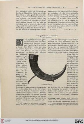 Ein gothisches Trinkhorn