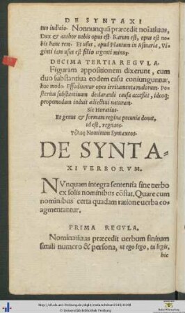 De Syntaxi Verborum