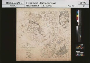 Zwickau und Schedewitz, Lagerung des Planitzer Flözes, untere Abteilung unter der Erdoberfläche