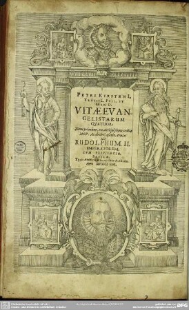 Petri Kirsteni[i] ... Vitae Evangelistarum Qvatuor