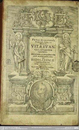 Petri Kirsteni[i] ... Vitae Evangelistarum Qvatuor