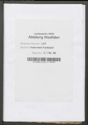 Vermögensaufnahme des aufgehobenen Martinistifts zu Emmerich.