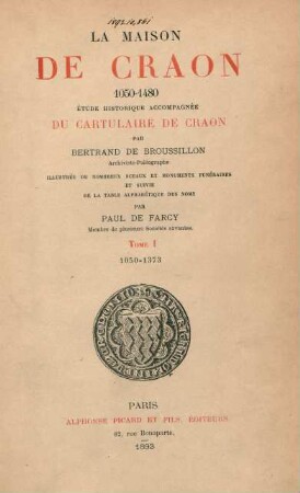 Tome 1: 1050 - 1373